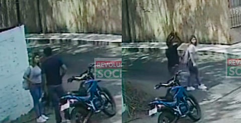 Hombre golpea con casco a mujer en Morelia; era su pareja [VIDEO]