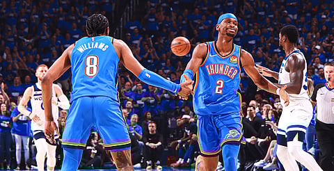 OKC limitó a los Wolves a 41.4% en tiros de campo