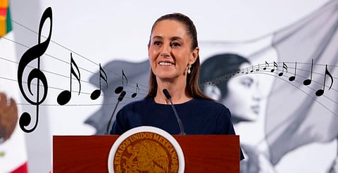 “Hay que promover la paz y el amor”, destacó la presidenta de México