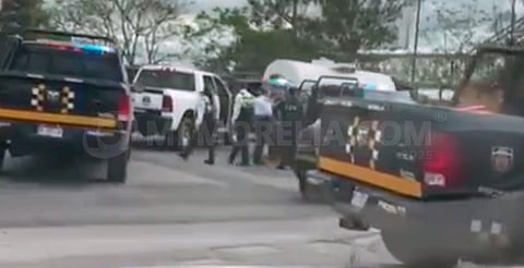 Confusión operativa genera breve tensión entre elementos de seguridad en Morelia