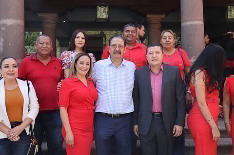 Vicente Gómez asiste a encuentro entre estructura petista y gobernador Alfredo Ramírez Bedolla