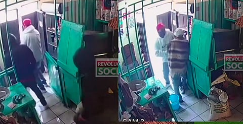 Abuelito es golpeado y asaltado en su tienda de abarrotes en Santa María, Morelia [VIDEO]