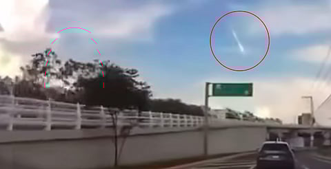 Captan meteorito en el cielo de Tamaulipas; autoridades investigan [VIDEO]