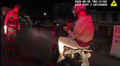 Detienen a conductor con moto robada en colonia de Morelia