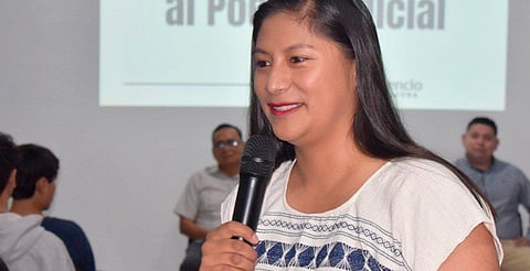 La Reforma Judicial es una realidad gracias a la participación del pueblo en las elecciones: Celeste Ascencio