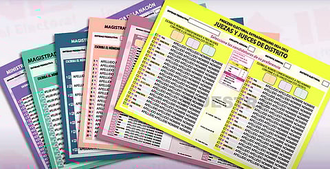 INE investiga 29 denuncias por uso de “acordeones” en elección judicial
