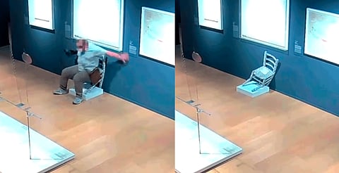 Turista se sienta en "silla Van Gogh" y la destruye, en museo de Verona, Italia [Video]