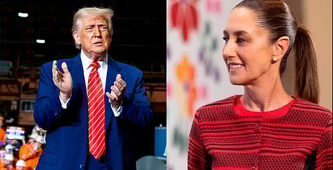 "Coincidimos en trabajar juntos", Sheinbaum informa que tuvo llamada con Trump