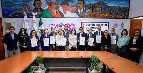 Entrega el IEM constancias de mayoría a Magistraturas de Disciplina Judicial, Penales y Juzgados Laborales