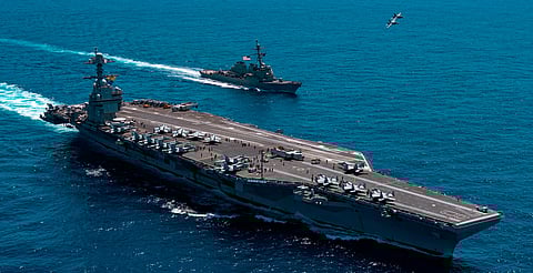 Portaviones USS Gerald R. Ford será desplegado en Medio Oriente ante tensiones 