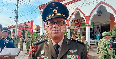 Destacamentos militares en toda la Tierra Caliente, informa comandante Terán
