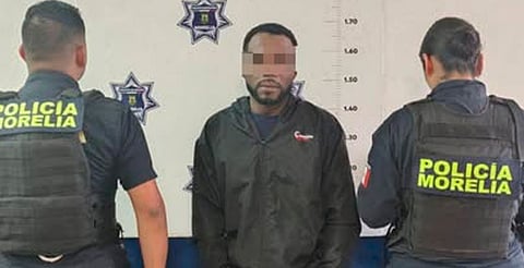 Detienen en Morelia a colombiano con antecedentes y orden vigente