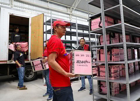 Arriban 6 mil 447 Paquetes Electorales a la bodega central del IEM