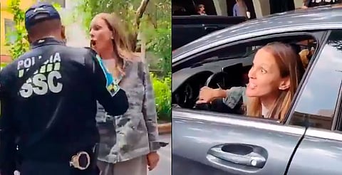 'Lady Racista': mujer lanza insultos  racistas a policía en CDMX