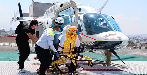 Helicópteros del estado agilizan atención de emergencias: SSP