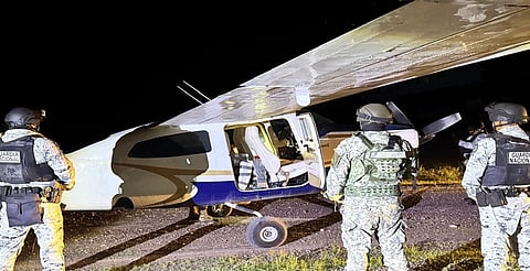 Interceptan aeronave procedente de Centroamérica con droga; hay tres detenidos