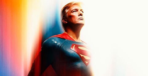 Casa Blanca convierte a Trump en Superman