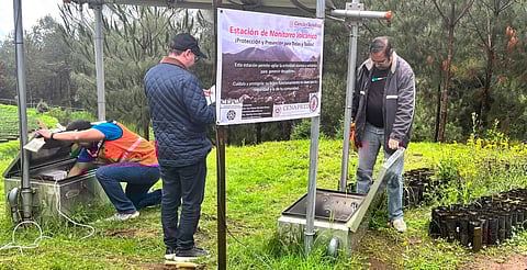 Instalan red de monitoreo volcánico en región Uruapan-Tancítaro