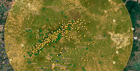 Van más de 700 sismos en enjambre detectado en Tancítaro, cerca del Paricutín