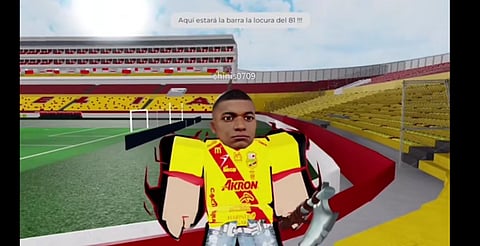 Recrean el estadio Morelos como en videojuego de Roblox