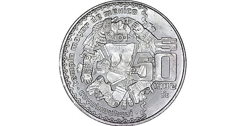¿Tienes una Moneda de 50 Pesos con Coyolxauhqui? Esto es lo que realmente vale