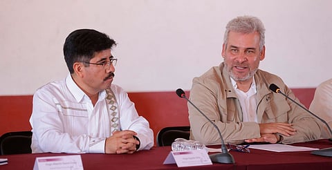 Bedolla refrenda a Hugo Aguilar Ortiz respaldo de Michoacán para transformar sistema de justicia en México