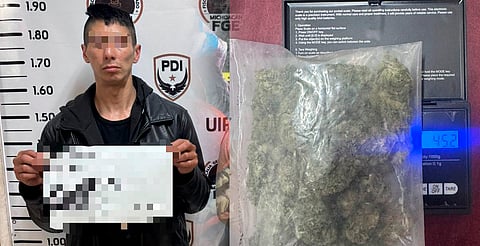 Comete infracción vial en el Centro de Morelia y le encuentran droga