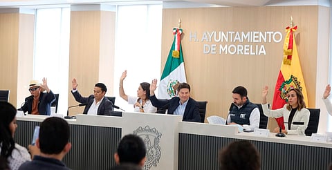 Ayuntamiento aprueba ampliar presupuesto para obras en Morelia