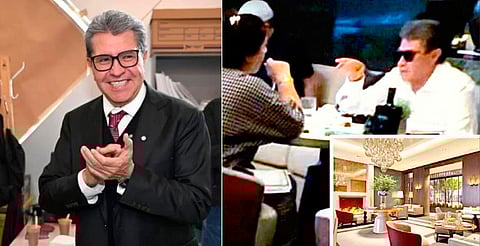Ricardo Monreal aclara viaje con su esposa: niega uso de dinero público