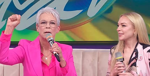 Jamie Lee Curtis destaca a Claudia Sheinbaum como presidenta de México en televisión 