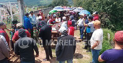 En su tierra, dan último adiós a Jaime Alanís, michoacano que murió en redadas en EU