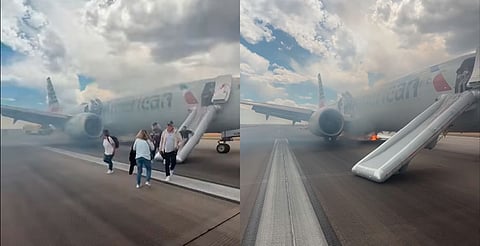 Evacuan de emergencia vuelo en Denver por humo en la cabina del avión