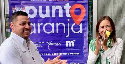 ¿En riesgo? Instalan Punto Naranja en la Policía Auxiliar de Morelia