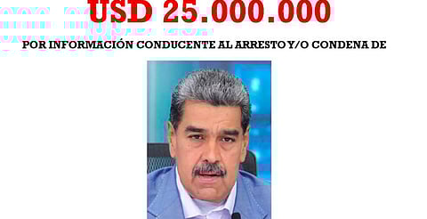 Recompensa de 25 millones de dólares por Maduro: EU redobla presión contra Venezuela