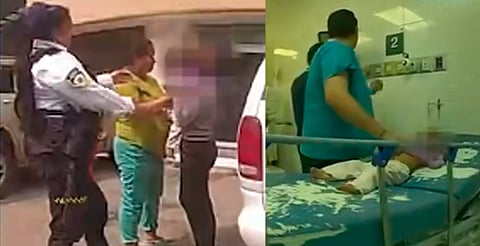 Auxilian a niña con crisis respiratoria en Morelia; patrulla sirve como ambulancia [VIDEO]