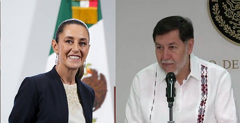 Noroña invitará a Sheinbaum a la toma de protesta del Poder Judicial 