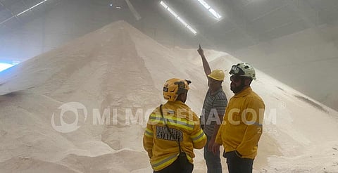 Hombre queda atrapado en silo, en Lagunillas, Michoacán