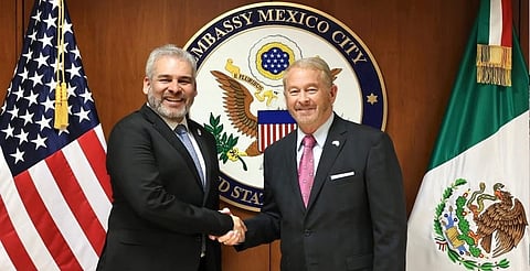 Bedolla y embajador de EUA acuerdan cooperación y trabajo conjunto