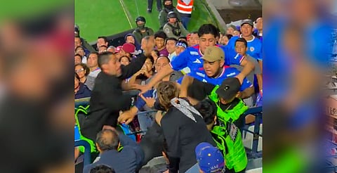 Aún se desconoce qué originó la pelea en las tribunas
