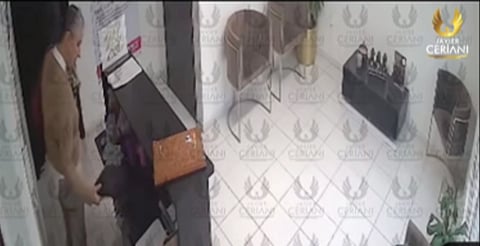VIDEO: actriz de Televisa se roba laptop de un spa, acusan