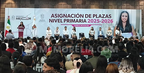 SEE asigna 671 plazas de nivel primaria en Michoacán