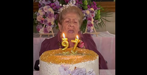 Abuelita tiktoker de Michoacán cumple 97 años y tiene más de 1 millón de seguidores