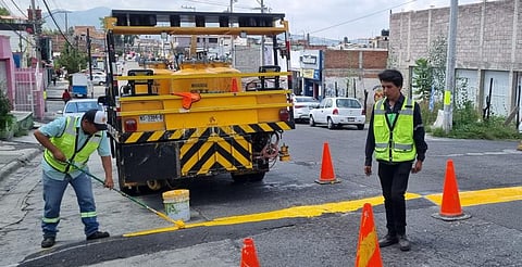 Gobierno de Morelia refuerza labores de mantenimiento de señalética en la ciudad