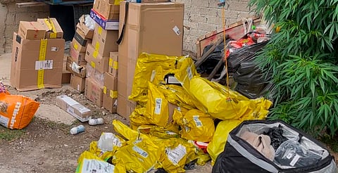 Recuperan mercancía robada de Mercado Libre en Tultitlán: hay dos detenidos