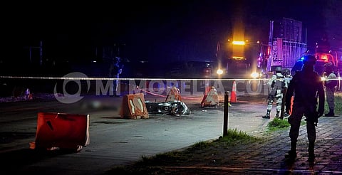 Accidente fatal en el Libramiento de Uruapan deja un motociclista muerto