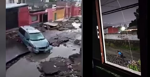 Amanece Querétaro con severas afectaciones tras lluvia nocturna; hay dos muertos