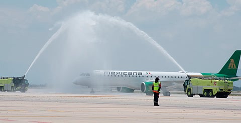 Mexicana recibe su tercer avión Embraer E195-E2; se esperan otros dos 