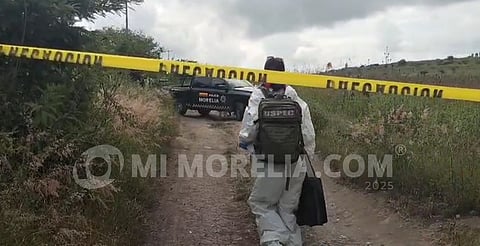 Hallan a hombre ejecutado a balazos, en Morelia