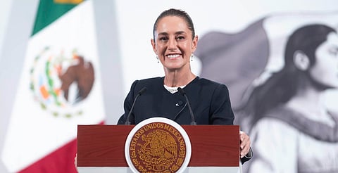 Sheinbaum celebra logros de Renata Zarazúa en el US Open y "Checo" Pérez en Cadillac 