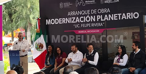 Tras 50 años, inicia modernización del Planetario de Morelia 